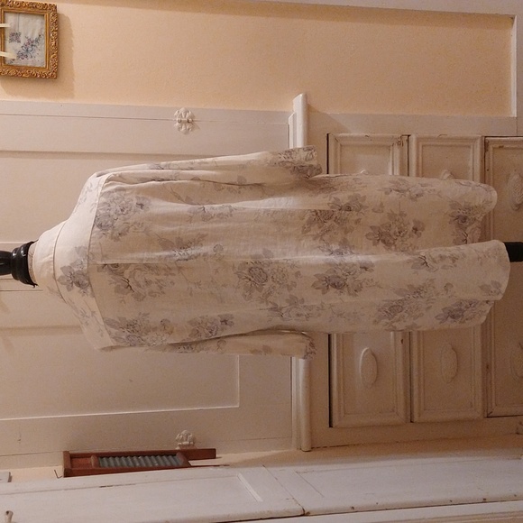 NWT Malvin print white and gray dress Sz L - Picture 7 of 9